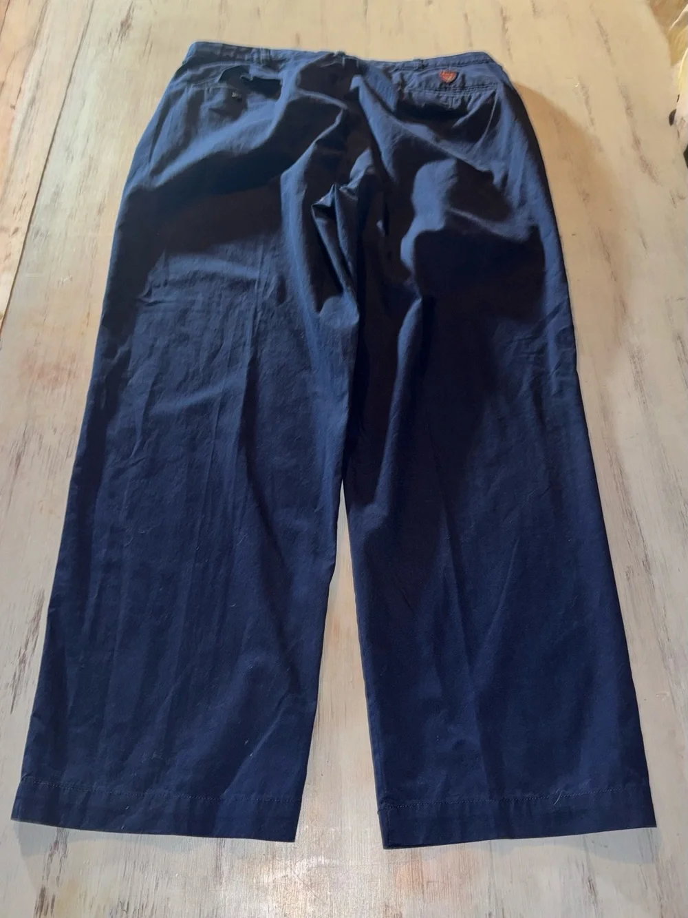 Polo Golf Ralph Lauren Navy Pleated Chino Pants 38x30 Cotton Classic Golf